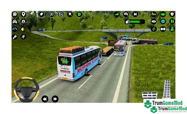 Điểm nổi bật trong trò chơi Indian Bus Simulator Off Road APK