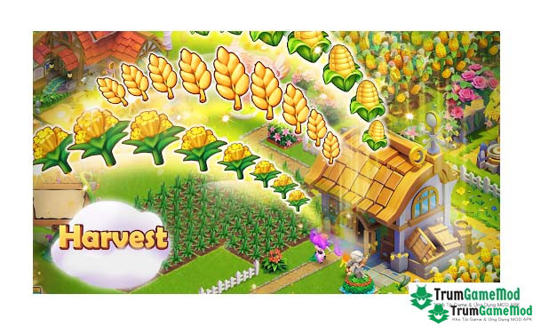 Điểm nổi bật trong trò chơi Pixie Island - Farming Game APK