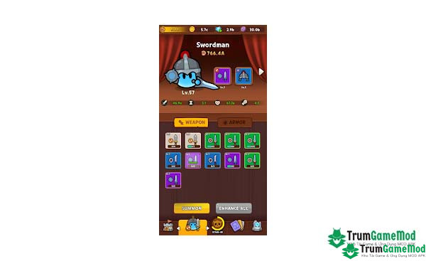 Điểm nổi bật trong trò chơi Slime Village APK