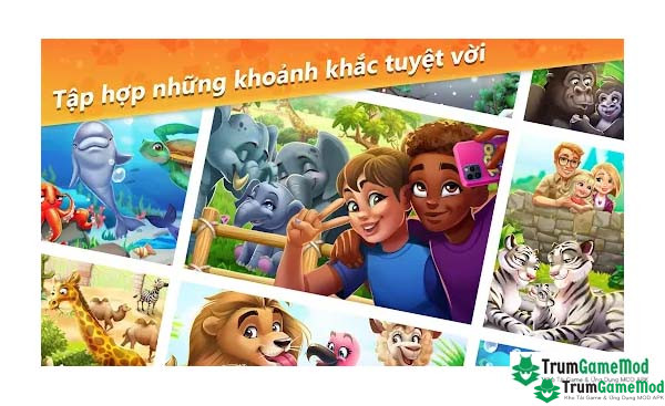 Điểm nổi bật trong trò chơi Zoo Craft: Animal Park Tycoon APK