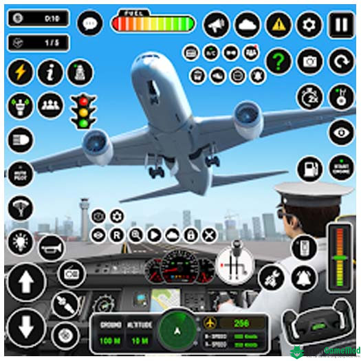 logo Flight Simulator Plane Games Tải Game Flight Simulator Plane Games Apk v3.5