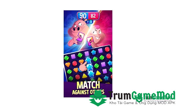 Match Masters ‎- PvP Match 3 là một trò chơi thể loại Match 3 phổ biến