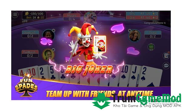 Giới thiệu tổng quan về game Fun Spades - Online Card Game Apk