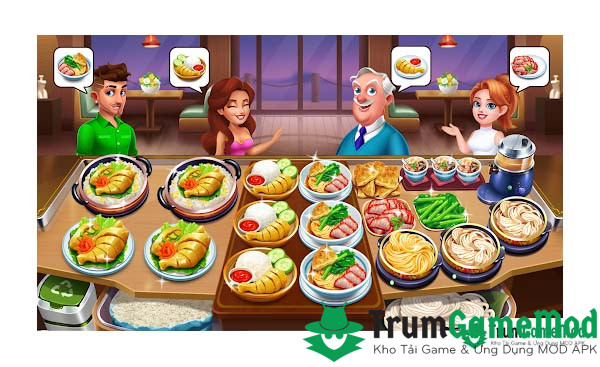 Điểm nổi bật trong trò chơi Cooking Wonderland: Chef Game APK