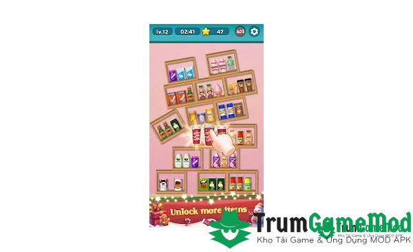 Điểm nổi bật trong trò chơi Goods Triple 3D: Sort Matching Apk