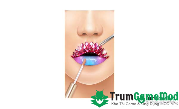 Điểm nổi bật trong trò chơi Lip Salon: Makeup Queen Apk