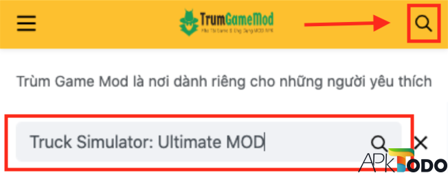 Nhập từ khóa "Supreme Duelist Stickman mod" vào thanh tìm kiếm