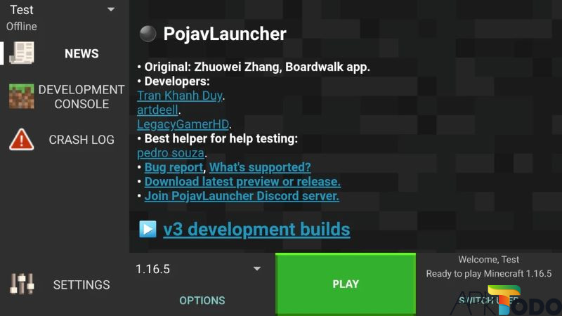 Hướng dẫn cách cài đặt PojavLauncher Apk