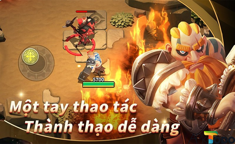 Tính năng thao tác dễ dàng của game 