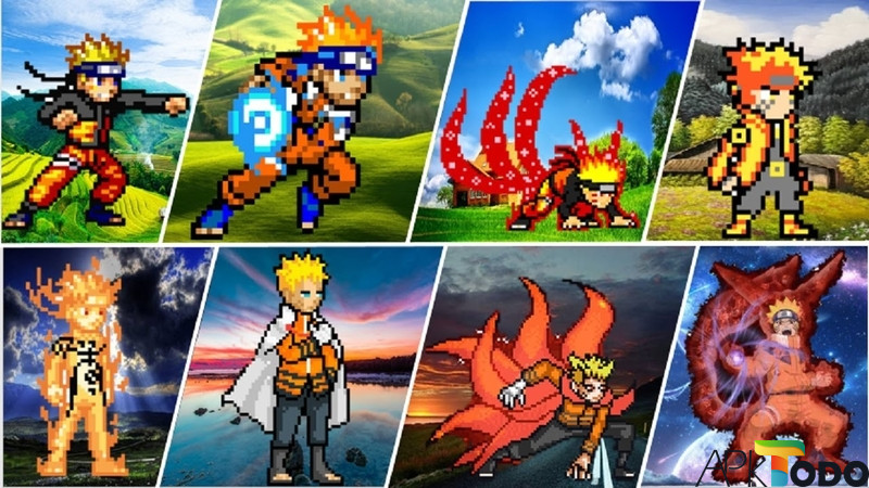 Các dạng của Naruto trong Naruto Mugen Apk