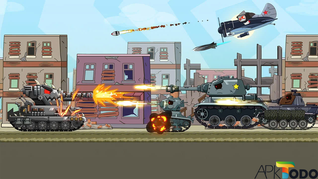 Đa dạng chế độ chơi trong Tank Arena Steel Battle Hack Apk