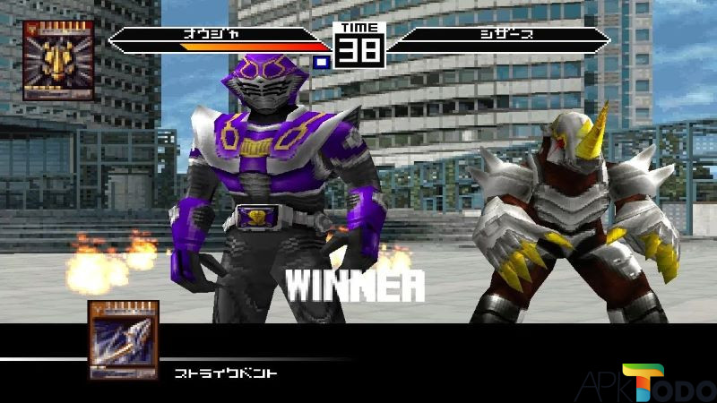 Gamepley của Game Kamen Rider Apk