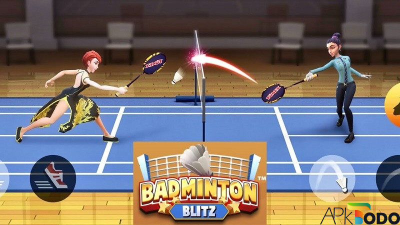 Gameplay hấp dẫn của Badminton Blitz Mod Apk v1.18.2.16