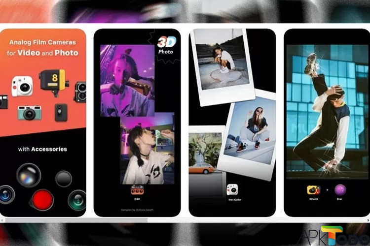 Quay phim và chụp ảnh với Dazz Cam Apk