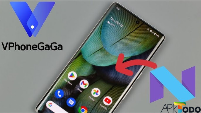 Sử dụng Vphonegaga Mod Apk giả lập Android