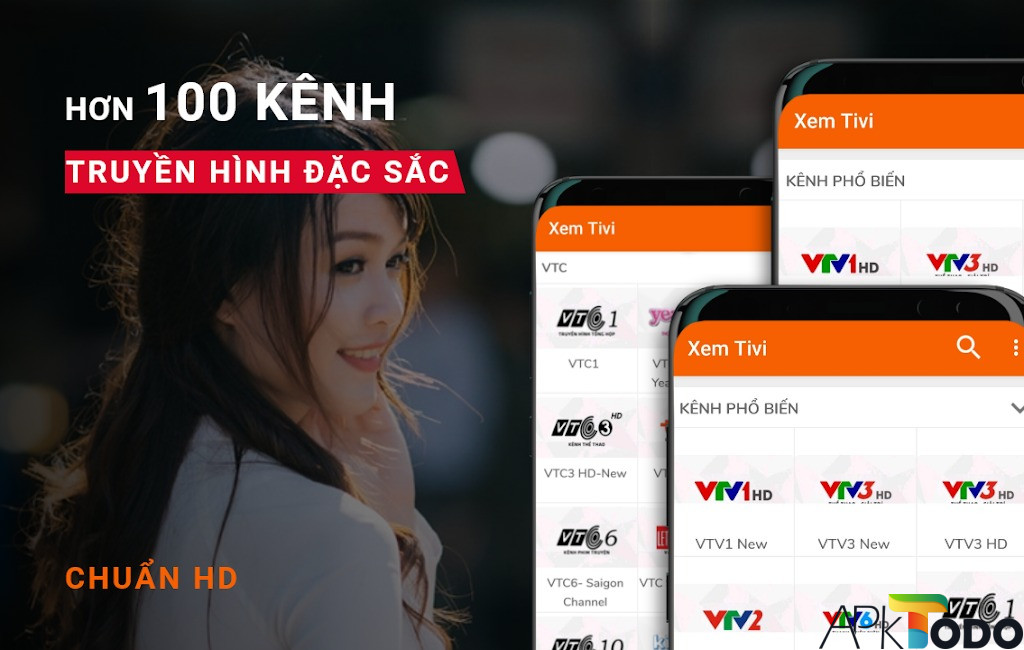 Xem truyền hình HD miễn phí trên Monster TV Apk