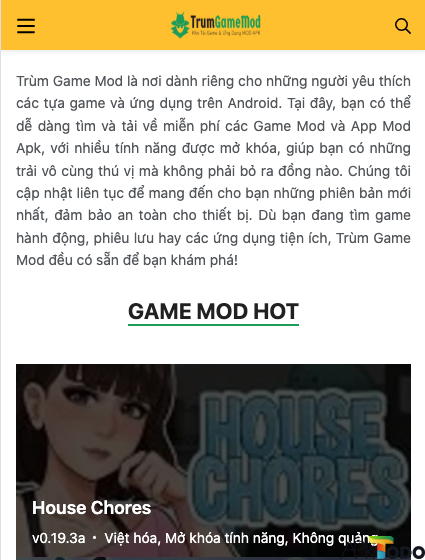 Truy cập Trùm Game Mod để tải xuống Vortex 9